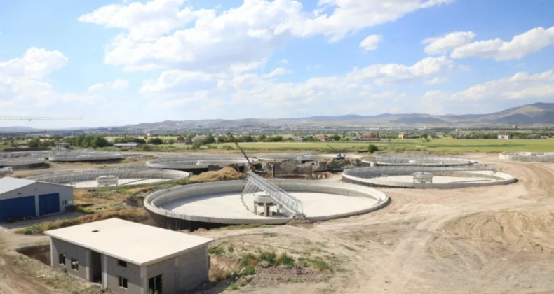 Elazığ’da günde 150 bin m³ atık su arıtacak tesiste sona gelindi