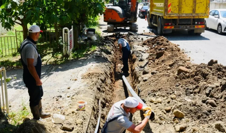 Giresun’da altyapı güçlendirme çalışması devam ediyor