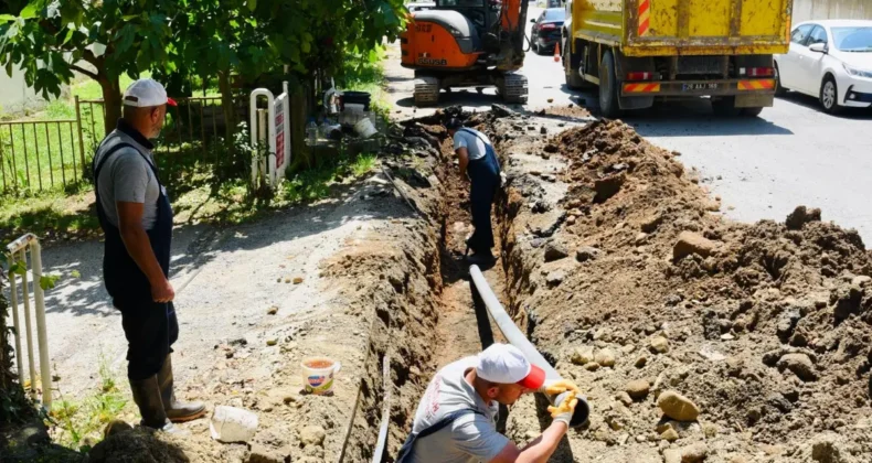 Giresun’da altyapı güçlendirme çalışması devam ediyor