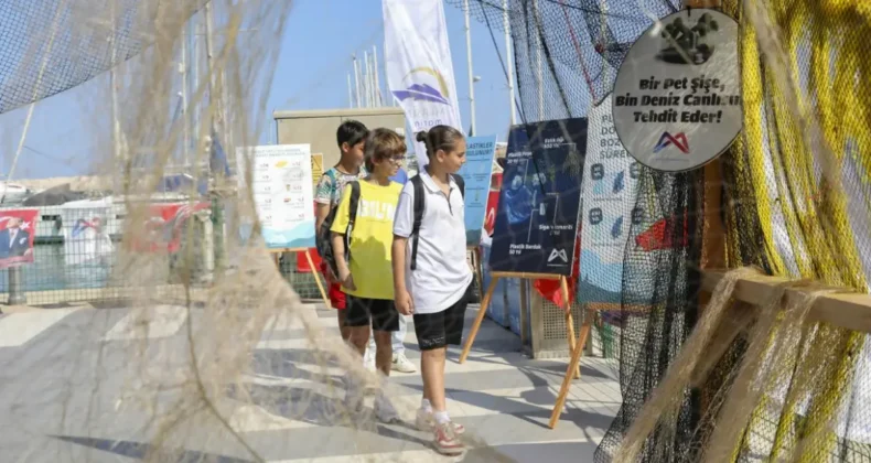 Mersin’de denizden çıkan çöpler farkındalığa dönüştü