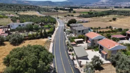 Muğla’nın Milas ilçesinde yol çalışması tamamlandı