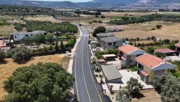 Muğla’nın Milas ilçesinde yol çalışması tamamlandı
