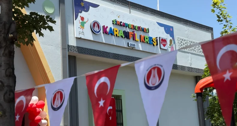 Sincan’da ilçeye kazandırılan 8. kreşin açılışı gerçekleştirildi