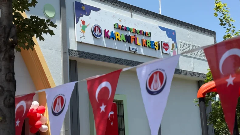 Sincan’da ilçeye kazandırılan 8. kreşin açılışı gerçekleştirildi