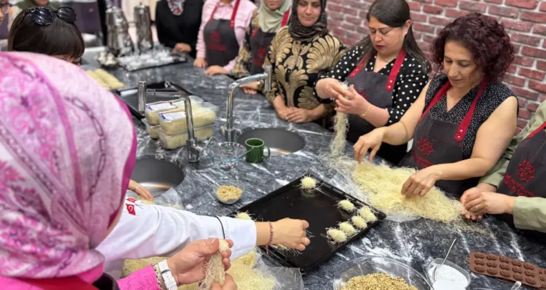 Sincan’da kursiyer aşçılar bayram hazırlığını tamamladı