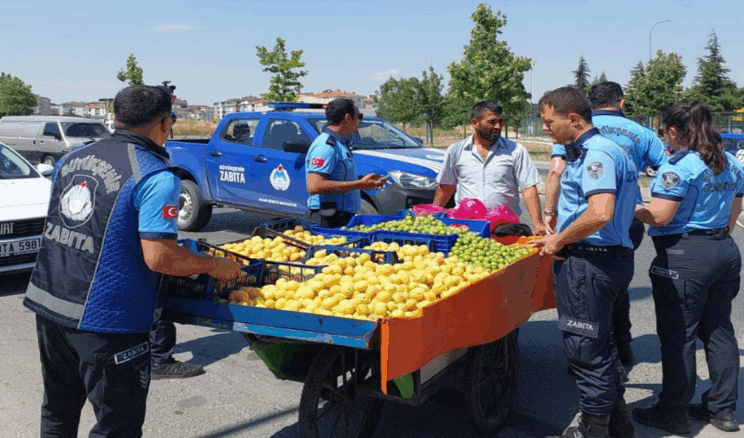 Tekirdağ’da seyyar satıcılara yönelik denetim