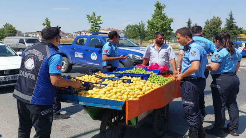 Tekirdağ’da seyyar satıcılara yönelik denetim