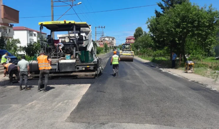 Trabzon Büyükşehir’den sorunlu yollara müdahale