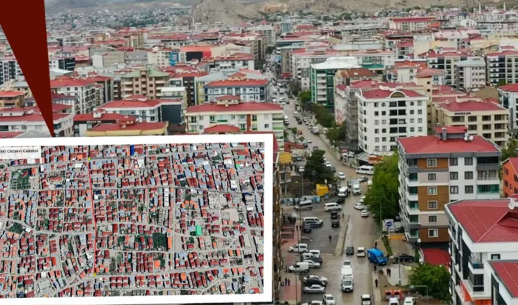 Van’da Eski Cezaevi Caddesi yenileniyor