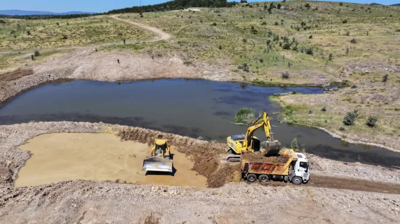 Çamlıdere’de göletin kapasitesi artırılıyor