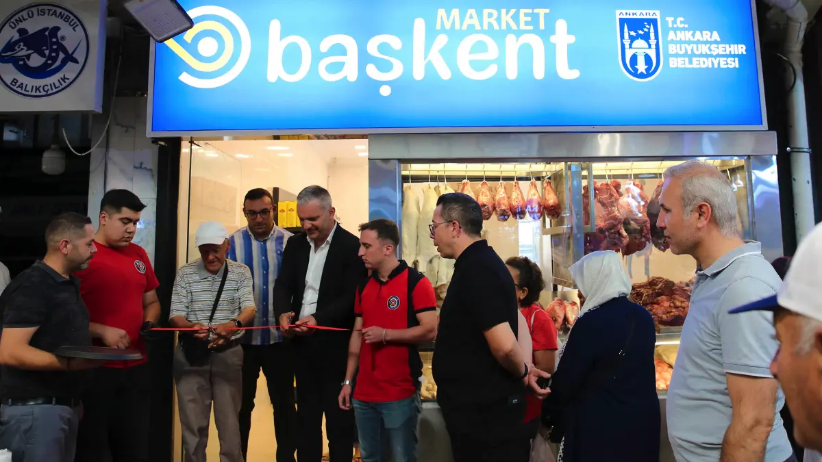 Ankara Büyükşehir Belediyesi Halk Ekmek Fabrikası, Ulus Hali’nde Başkent Market’in