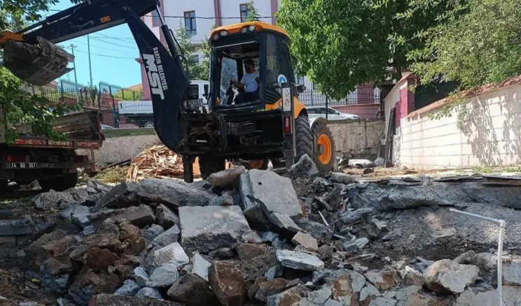 Bartın’da yeşil alan düzenlemesi başlatıldı