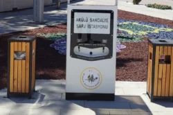 Burdur’a tekerlekli sandalye şarj ünitesi yerleştirildi