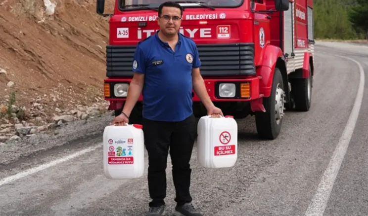 Denizli Büyükşehir’den yangınla mücadelede yeni hamle