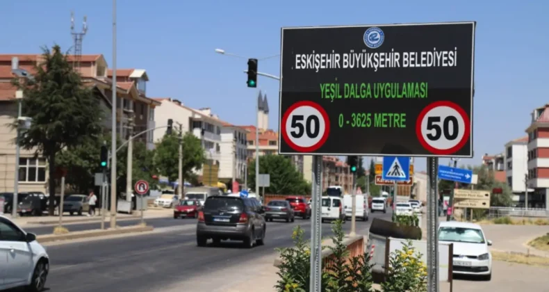 Eskişehir’de yeşil dalga sistemi devrede