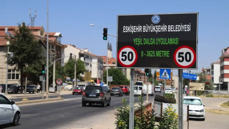 Eskişehir’de yeşil dalga sistemi devrede