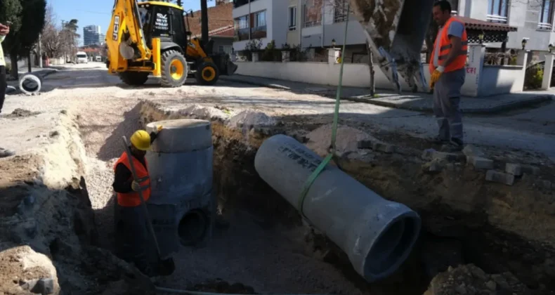Eskişehir’de yağmur suyu altyapısı inşa edildi