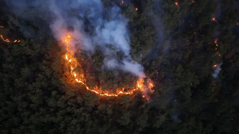 Karabük’teki yangın kısmen kontrol altına alındı