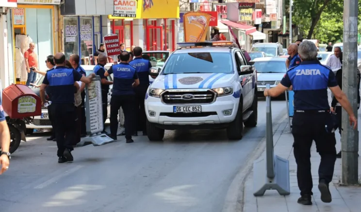 Kırıkkale’de kaldırım ve yol işgaline geçit yok