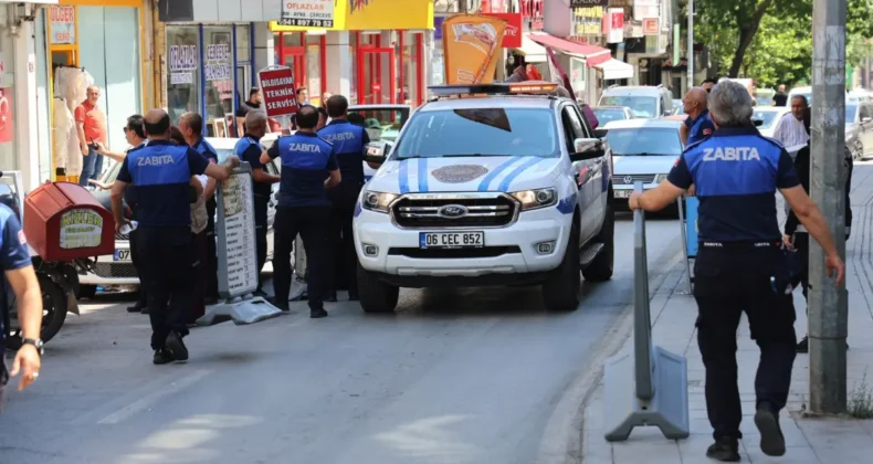 Kırıkkale’de kaldırım ve yol işgaline geçit yok