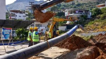 Mersin’de 81 bin metre uzunluğunda içme suyu hattı tamamlandı