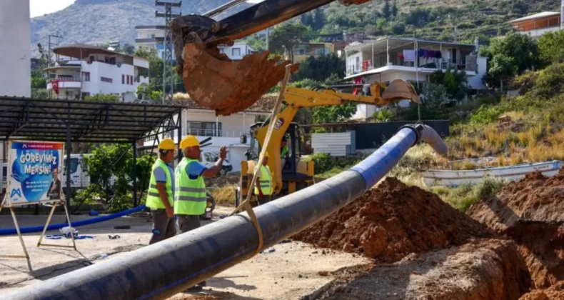 Mersin’de 81 bin metre uzunluğunda içme suyu hattı tamamlandı