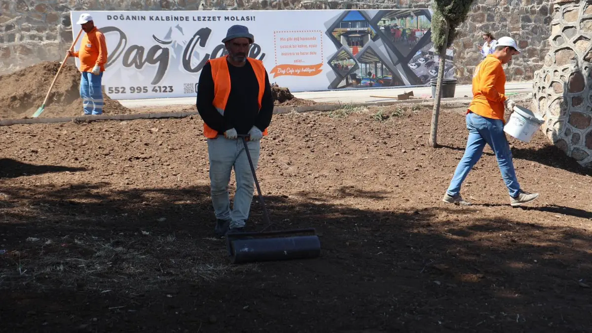 Kilis’te belediye tarafından hizmete sunulacak Resul Osman Dağı ve Dağ