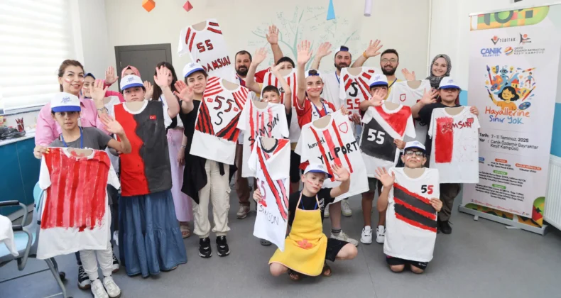 Canikli özel öğrenciler bir araya geldi! Samsunspor forması tasarladı…