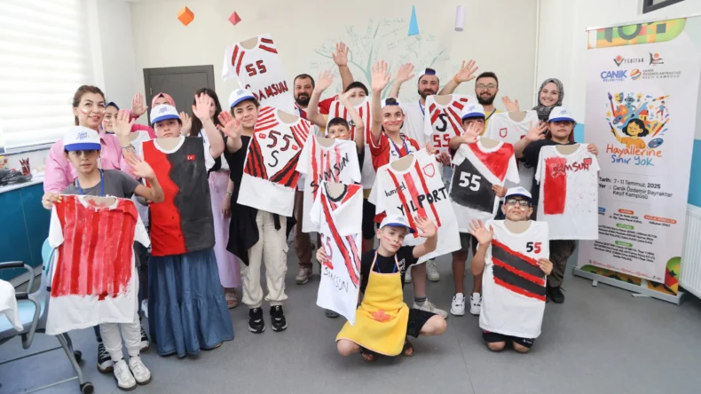 Canikli özel öğrenciler bir araya geldi! Samsunspor forması tasarladı…