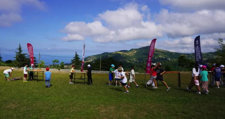 Trabzon’da çocuklara özel “Doğa Kampı” etkinliği