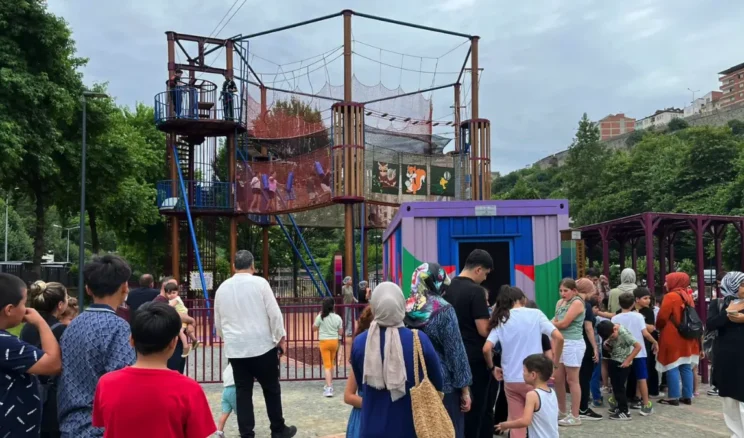Trabzon’da eğlence ve macera parkı hizmete girdi