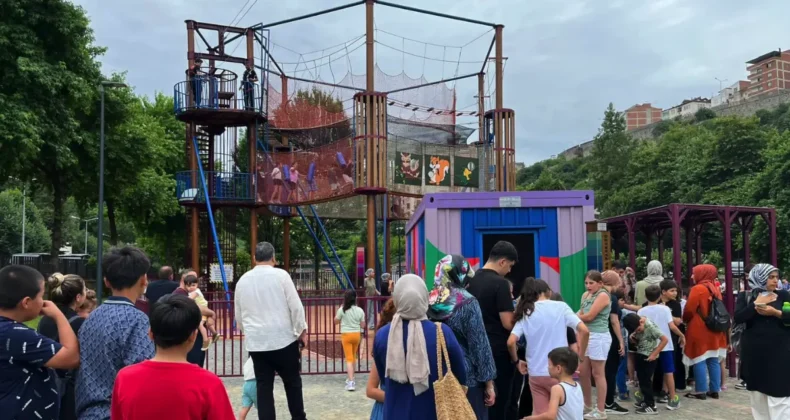 Trabzon’da eğlence ve macera parkı hizmete girdi