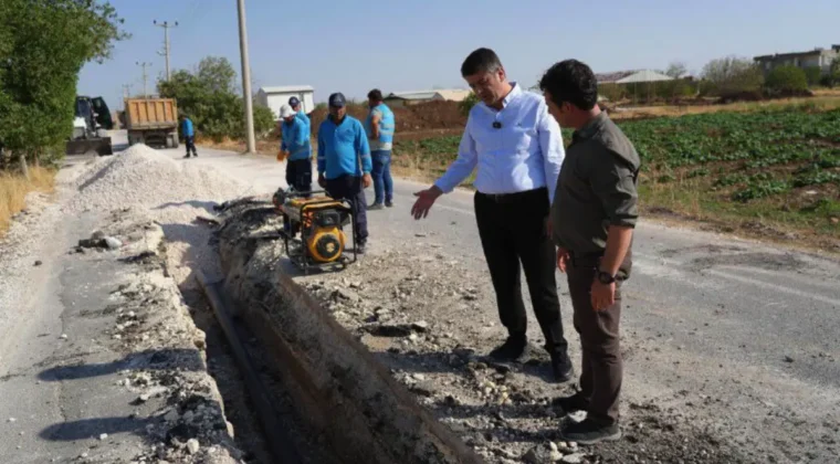 Adıyaman’da yeni içme suyu hattı çalışması