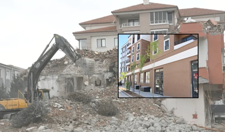 Aksaray’da kentsel dönüşüm! 2 bin 600 bağımsız bölüm yıkıldı…