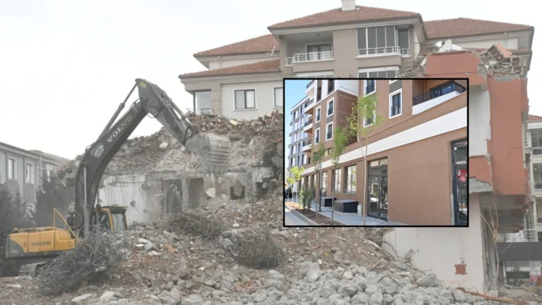 Aksaray’da kentsel dönüşüm! 2 bin 600 bağımsız bölüm yıkıldı…