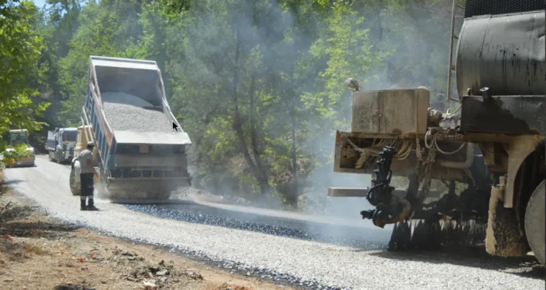 Antalya’da kırsal bölgelere asfalt seferberliği