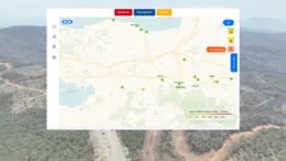 Bursa Büyükşehir’in yangın takip sistemi devrede