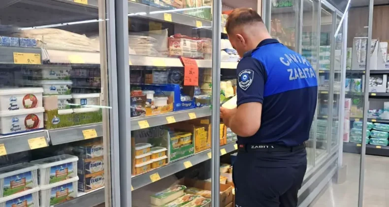 Canik’te marketler mercek altında