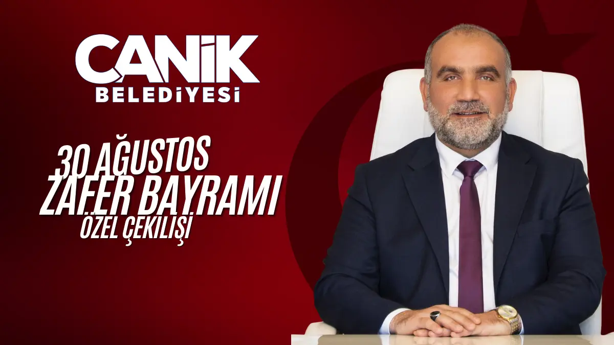 Canik Belediyesi, 30 Ağustos Zafer Bayramı’na özel çekiliş düzenliyor. Vatandaşlar,