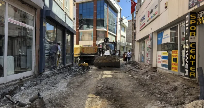 Çorum’un eski sokaklarında yenileme çalışması başladı