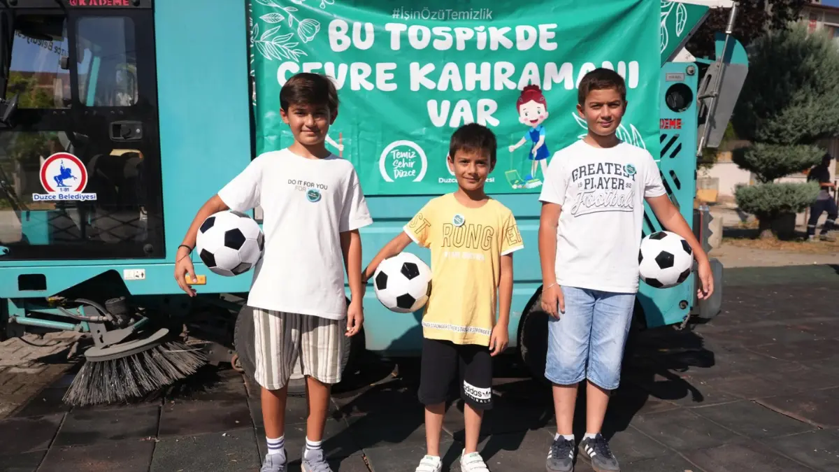 Düzce Belediyesi’nin “Temiz Şehir Düzce” kampanyasına en anlamlı destek, en