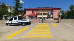 Giresun’da okul önlerinde yaya geçidi seferberliği