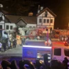 Gümüşhane’de otel yangını paniğe neden oldu