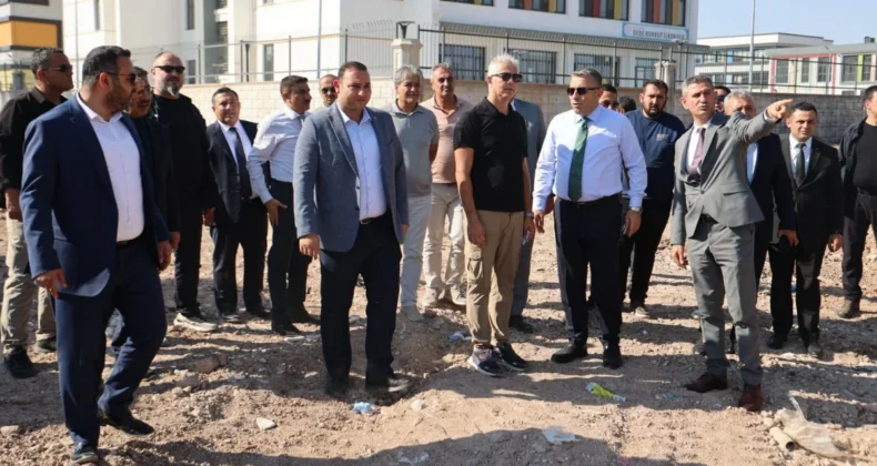 Kilis’te yapımı devam eden kampüs yolları yerinde incelendi