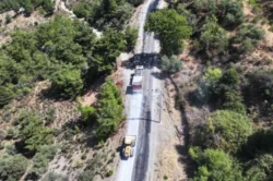 Manisa’da Spil Dağı Milli Parkı yolu yenileniyor