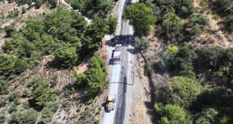 Manisa’da Spil Dağı Milli Parkı yolu yenileniyor