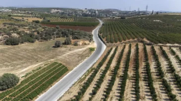 Mersin’de kırsal mahallelere asfalt çalışması