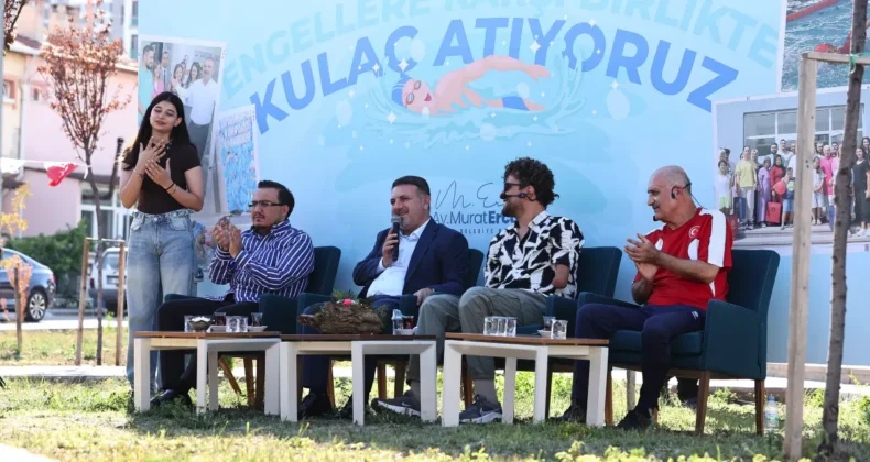 Sincan milli yüzücü Hamit Demir’i ağırladı