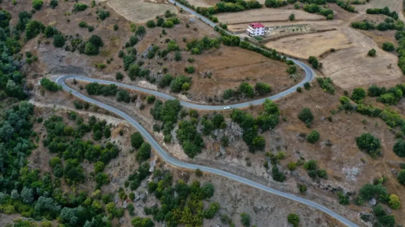 Ordu kırsalında yol seferberliği