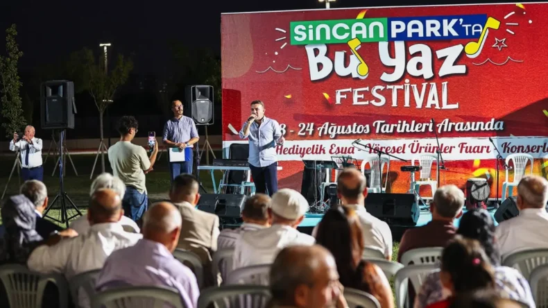 Sincan’da yaz festivali devam ediyor